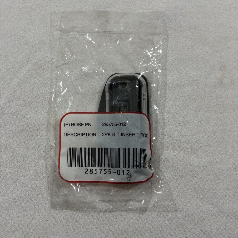 Genuine BOSE Soundock iPod Insert 285755-012 Black Plastic Adapter Dock New
